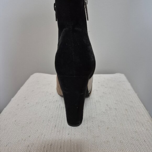 Tri-colour Faux Suede Booties - Picture 6 of 14